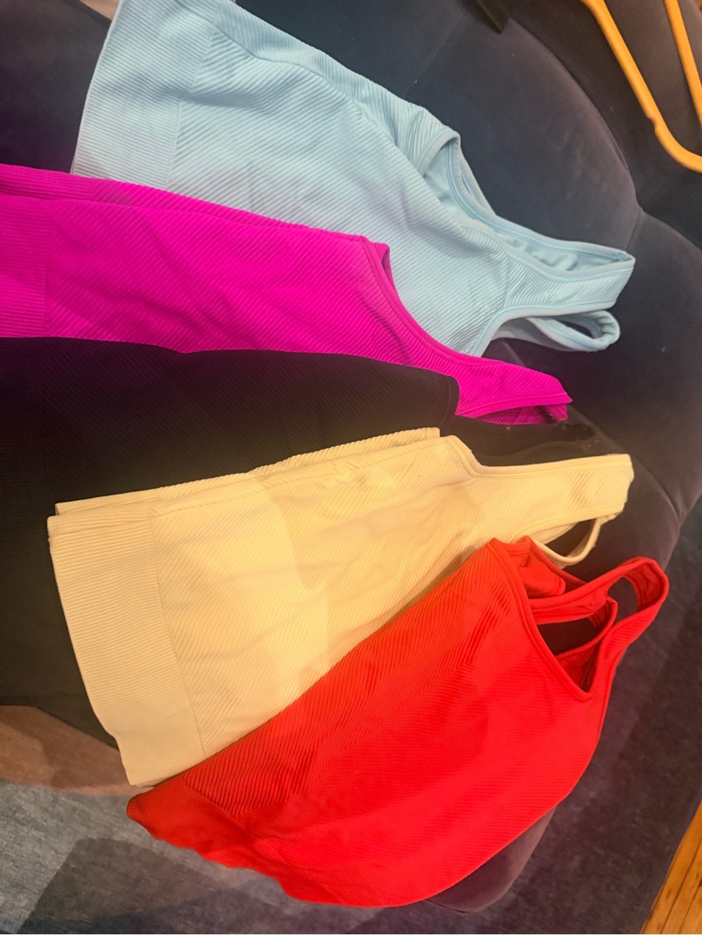 5x Bundle Target All in Motion Square Seamless Sports Bras/Tank Tops XXL